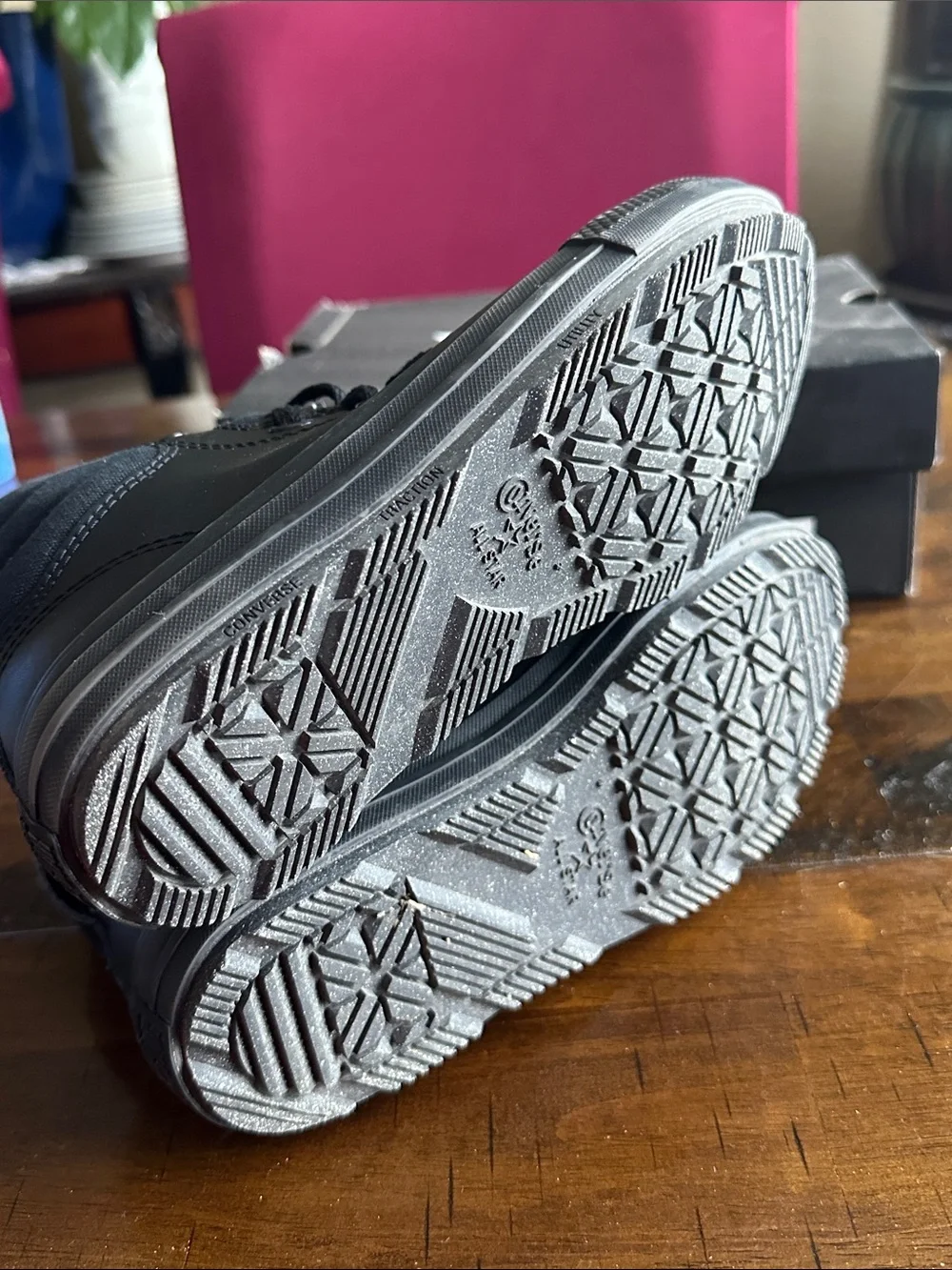 Converse Kids Black High-Top Sneakers